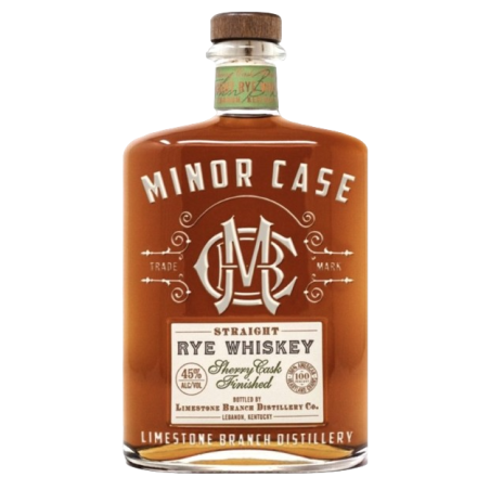 MINOR CASE RYE WHISKY  DU KENTUCKY SHERRY CASK FINISHED 45%VOL