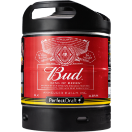 USA BUDWEISER PERFECT DRAFT 6L consigne incluse