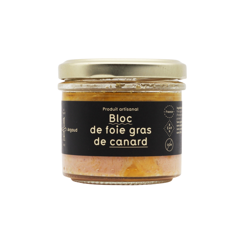 MAISON ARGAUD BLOC DE FOIE GRAS DE CANARD BOCAL 90g MAISON ARGAUD BLOC DE FOIE GRAS DE CANARD BOCAL 90g
