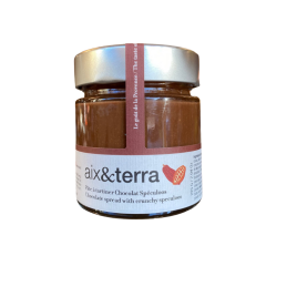 CREME DE CHOCOLAT ET CROUSTILLANT SPECULOS AIX&TERRA 225G