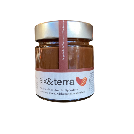 CREME DE CHOCOLAT ET CROUSTILLANT SPECULOS AIX&TERRA 225G