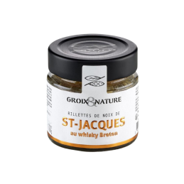 GROIX & NATURE RILLETTES DE NOIX DE ST JACQUES AU WHISKY BRETON 100G