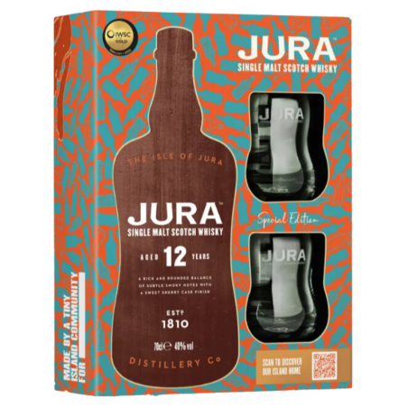 JURA 12 ans Coffret 2 Verres