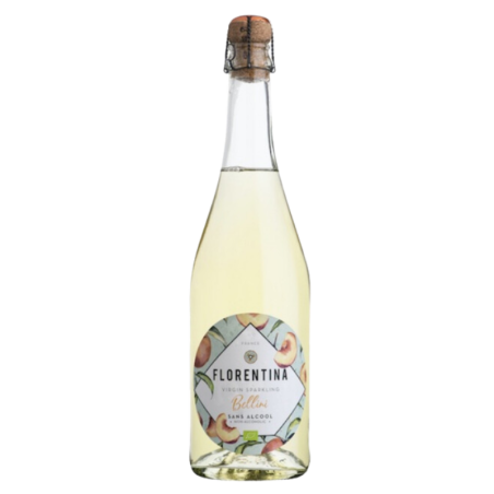 FLORENTINA  BELLINI BOISSON GAZEIFIEE SANS ALCOOL AROMATISEE A LA PECHE CHAVIN BIO