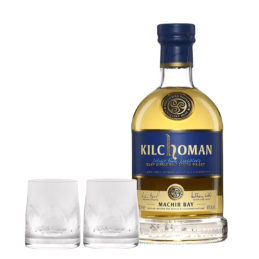 COFFRET 2 VERRES WHISKY ECOSSE ISLAY SINGLE MALT KILCHOMAN MACHIR BAY