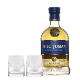 COFFRET 2 VERRES WHISKY ECOSSE ISLAY SINGLE MALT KILCHOMAN MACHIR BAY