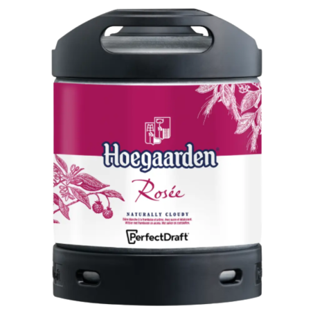 HOEGAARDEN ROSEE 4,9° PERFECT DRAFT 6L ( hors consigne)