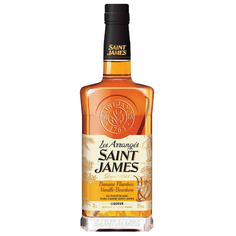 RHUM ARRANGÉ BANANE FLAMBÉE & VANILLE BOURBON SAINT JAMES RHUM ARRANGÉ BANANE FLAMBÉE & VANILLE BOURBON SAINT JAMES