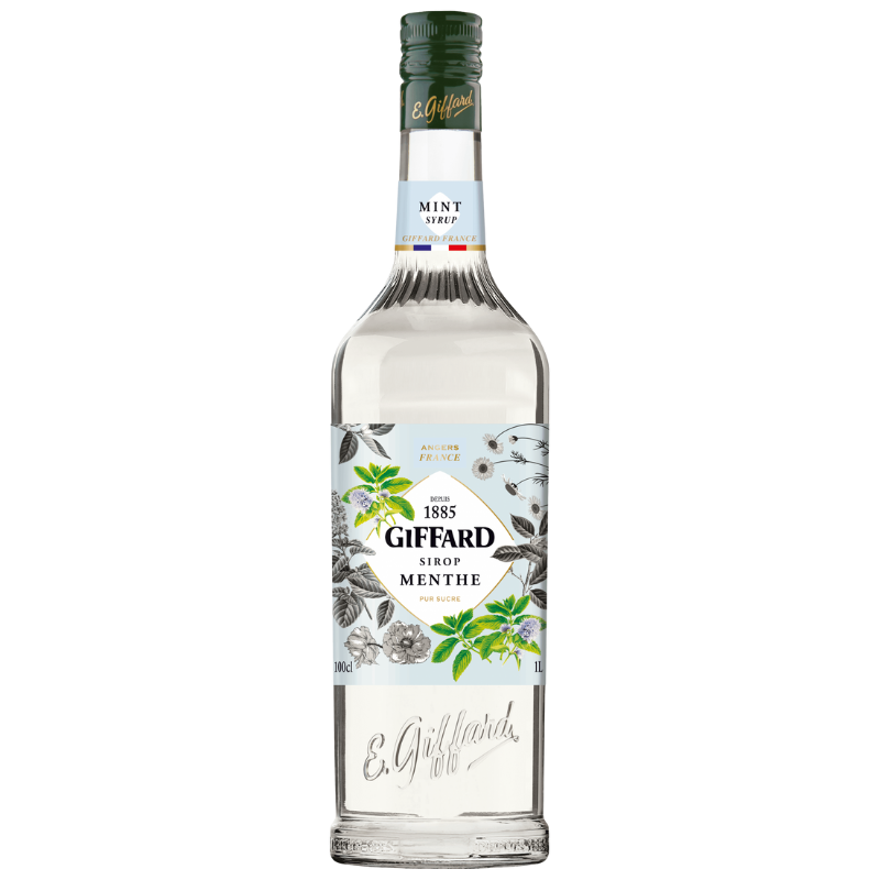 SIROP MENTHE TRANSPARENTE 1L GIFFARD SIROP MENTHE TRANSPARENTE 1L GIFFARD