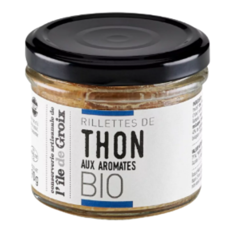 GROIX & NATURE RILLETTES DE THON AUX AROMATES BIO GROIX & NATURE RILLETTES DE THON AUX AROMATES BIO
