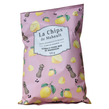 BELSIA CHIPS Citron Poivre "Mahault" 125G