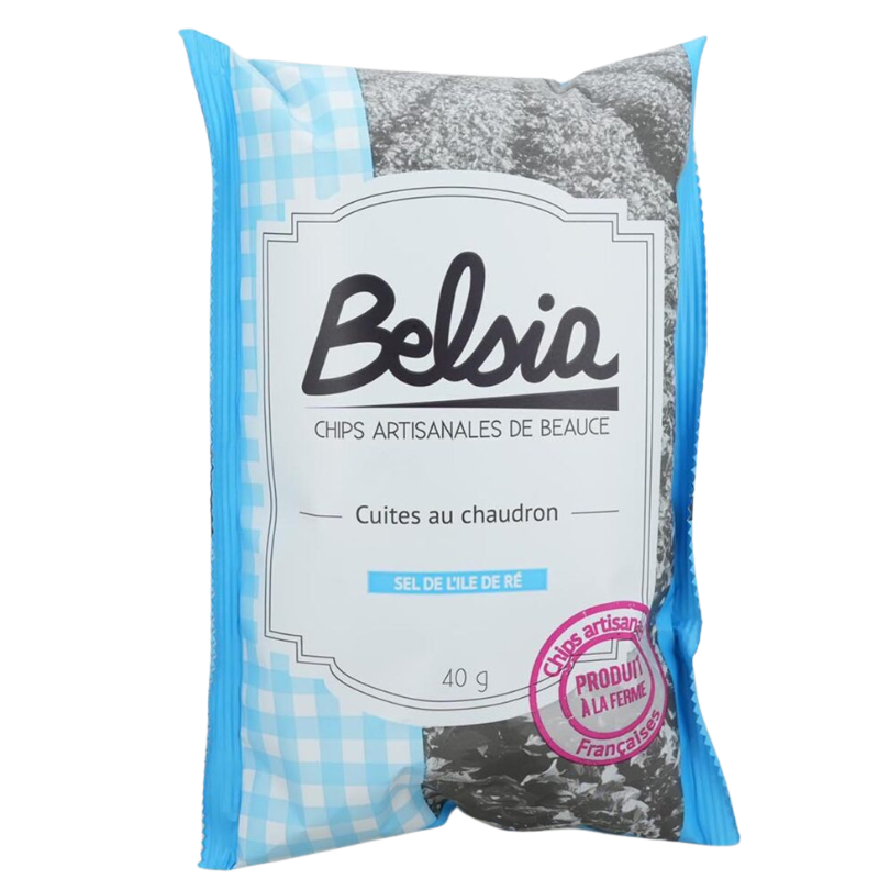 BELSIA CHIPS SEL DE L'ILE DE RÉ 40G BELSIA CHIPS SEL DE L'ILE DE RÉ 40G