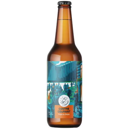 BIERE IDF BRASSERIE L'INSTANT CONTRE COURANT TRIPLE AU SEIGLE