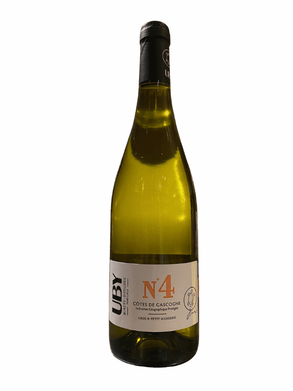 IGP COTES DE GASCOGNE N°4 "GROS PETIT MANSENG" DOMAINE UBY BLANC MOEULLEUX