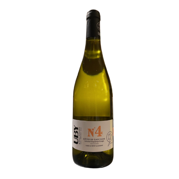 IGP COTES DE GASCOGNE N°4 "GROS PETIT MANSENG" DOMAINE UBY BLANC MOEULLEUX