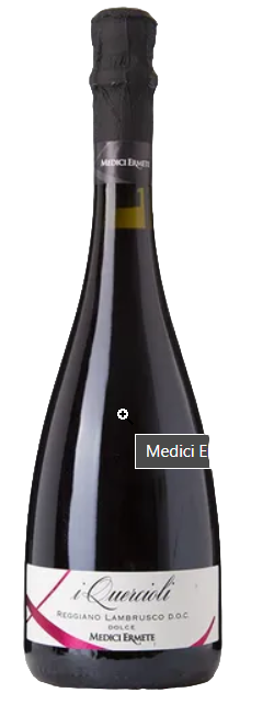 LAMBRUSCO DOLCE MEDICI ERMETE QUERCIOLI ITALIE