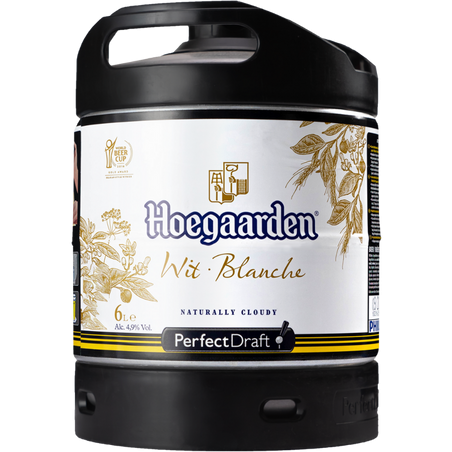 HOEGAARDEN BLANCHE 5° PERFECT DRAFT 6L (hors consigne)