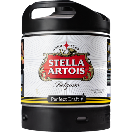 STELLA ARTOIS 5.2° PERFECT DRAFT 6L (hors consigne)