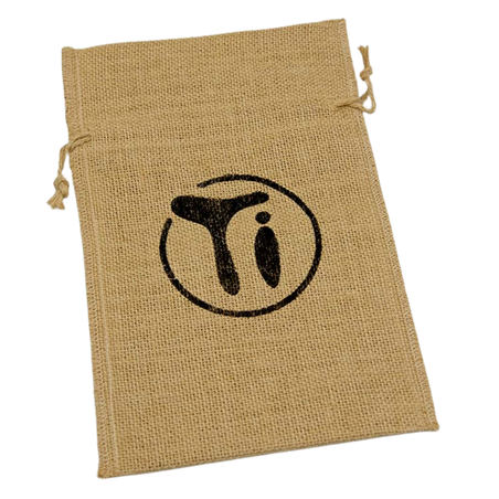 SAC DE TOILE DE JUTE 1 BOUTEILLET TI ARRANGE