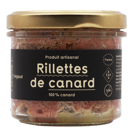 RILLETTES PUR CANARD MAISON ARGAUD 180g