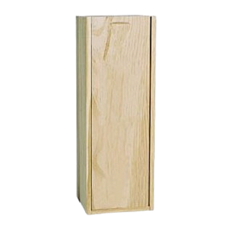CAISSE 1 BOUTEILLE MIXTE COUVERCLE BOIS