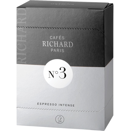 CAFE CAPSULE PREMIUM N°3 EXPRESSO INTENSE BOITE DE 24