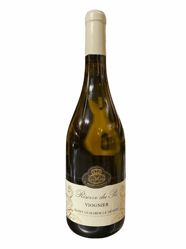 IGP ST GUILHEM LE DESERT VIOGNIER RESERVE DU PIC VIGNOBLE DES 3 CHATEAUX BLANC