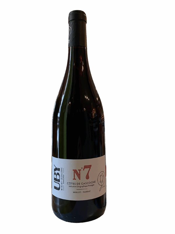 IGP GASCOGNE N 7 MERLOT TANNAT DOMAINE UBY ROUGE