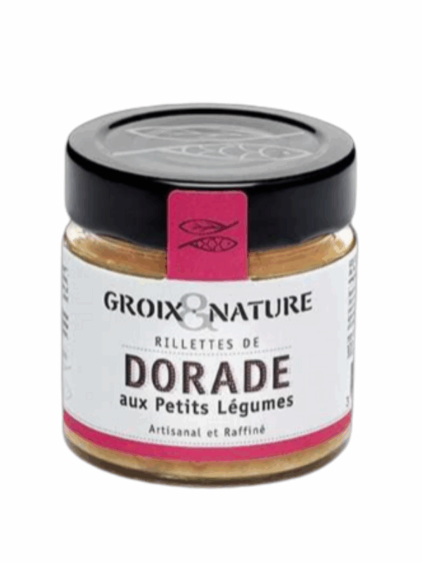 GROIX & NATURE RILLETTES DE DORADE AUX PETITS LEGUMES 100G