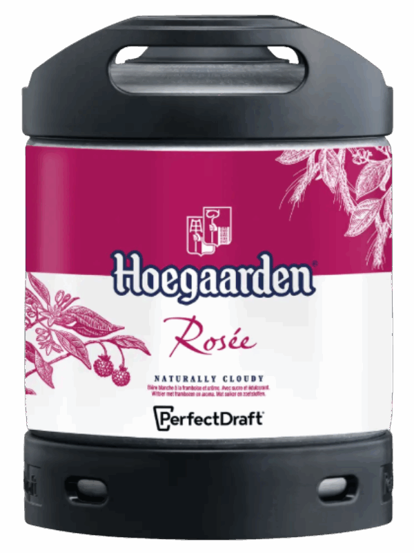 HOEGAARDEN ROSEE 4,9° PERFECT DRAFT 6L ( hors consigne)