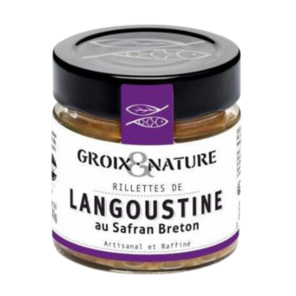GROIX & NATURE RILLETTES DE LANGOUSTINE AU SAFRAN BRETON