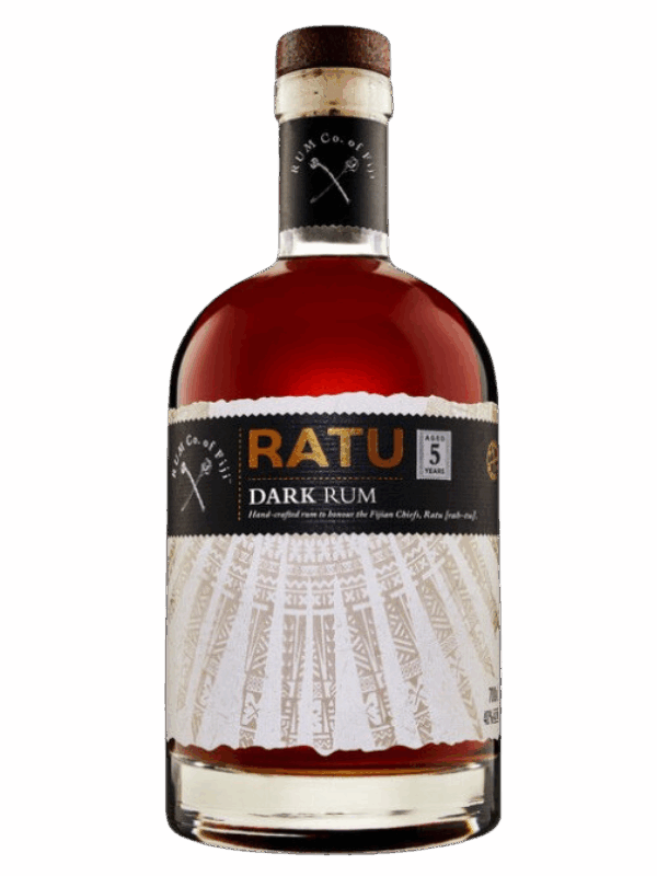 RATU DARK RHUM DES ILES FIDJI 5 ANS