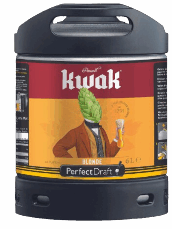 KWAK 7,4° BLONDE PERFECT DRAFT 6L (hors consigne)