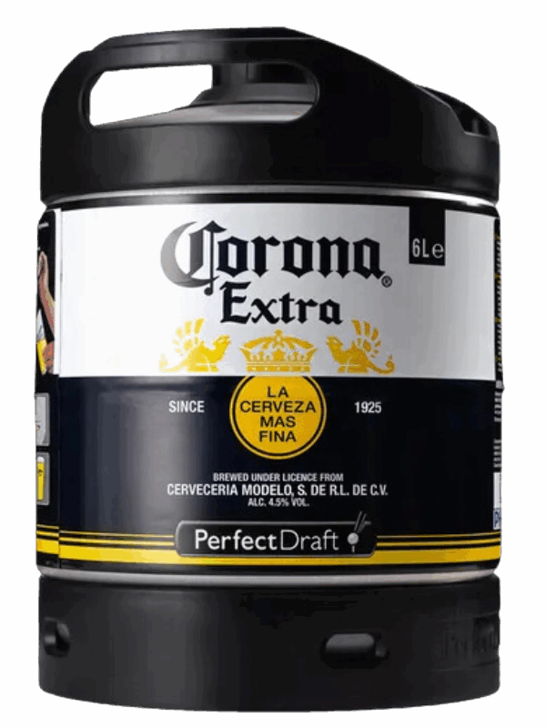 CORONA EXTRA PERFECT DRAFT 6L (hors concigne)