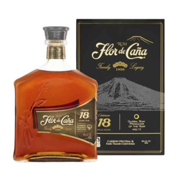 RHUM NICARAGUA FLOR DE CANA 18 ANS