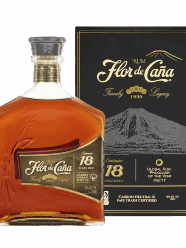 RHUM NICARAGUA FLOR DE CANA 18 ANS