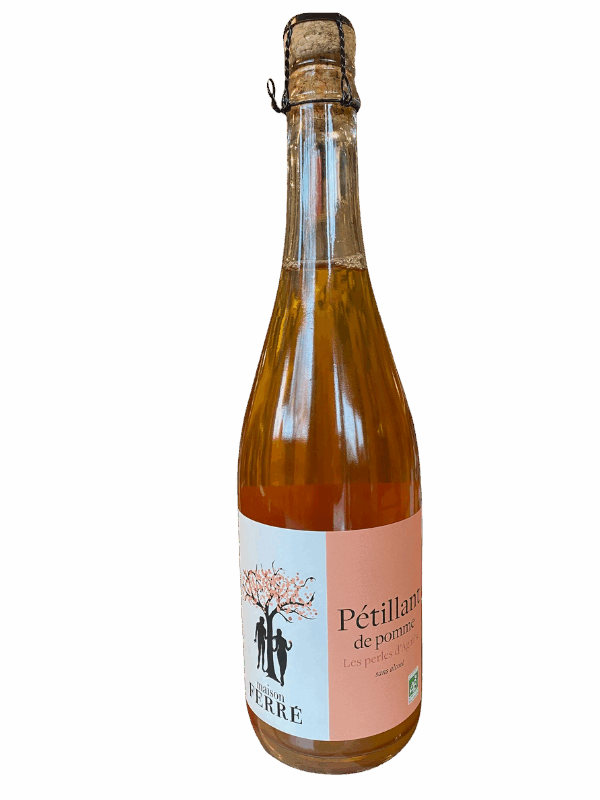 JUS DE POMME PETILLANT "LES PERLES D'AGATHE" MAISON FERRE