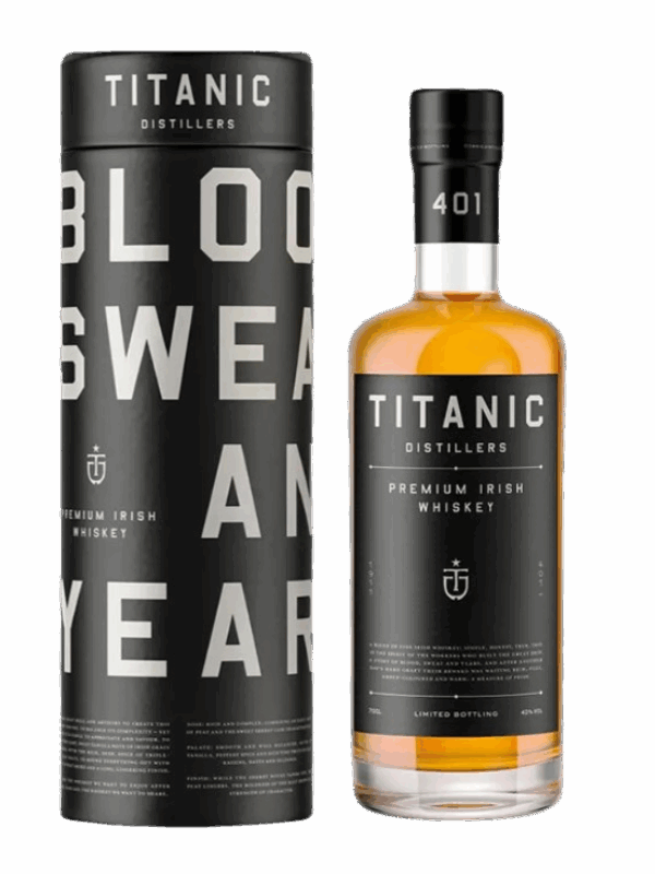 TITANIC DISTILLERS PREMIUM IRISH WHISKEY