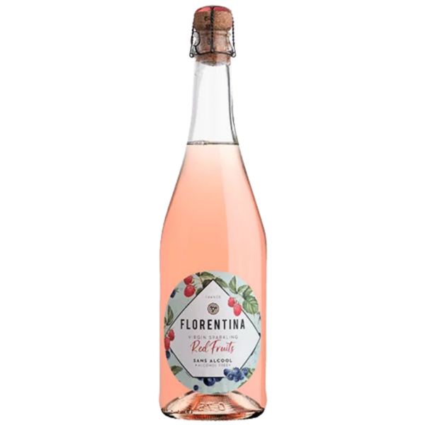 FLORENTINA BOISSON GAZEIFIEE SANS ALCOOL AROMATISEE AUX FRUITS ROUGES CHAVIN BIO