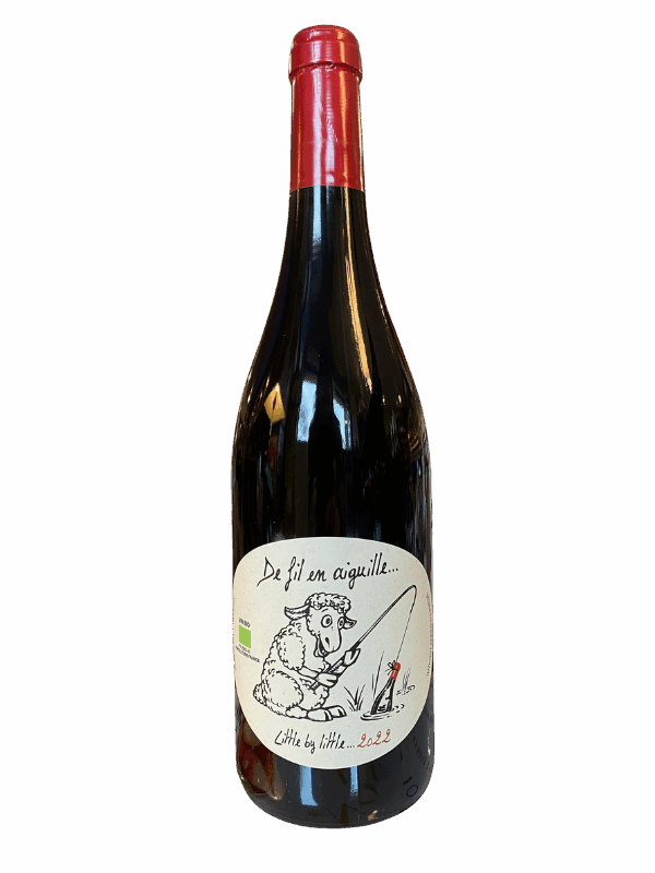 VIN DE FRANCE DE FIL EN AIGUILLE JEFF CARREL ROUGE SANS SULFITES AJOUTÉS & BIO