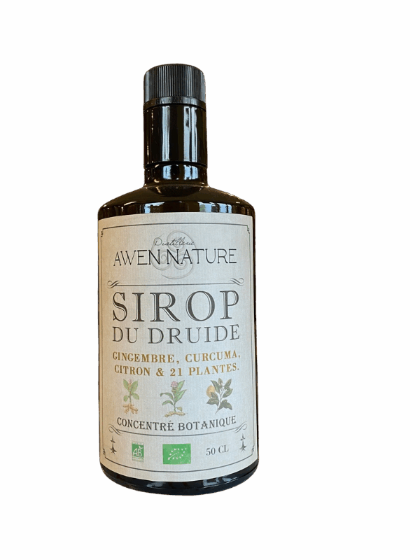 SIROP DU DRUIDE CURCUMA GINGEMBRE AWEN 50CL BIO