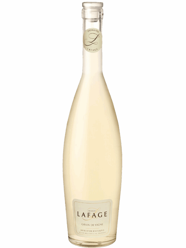 AOP MUSCAT DE RIVESALTES VIN DOUX NATUREL "GRAIN DE VIGNE" DOMAINE LAFAGE BLANC DOUX