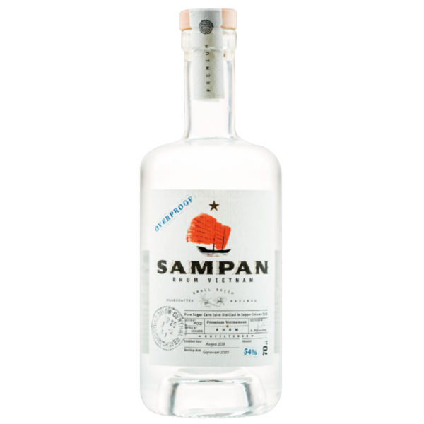 SAMPAN RHUM BLANC OVERPROOF 54%