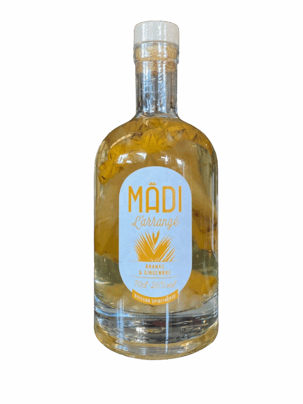 PUNCH AU RHUM MADI ANANAS GIMGEMBRE