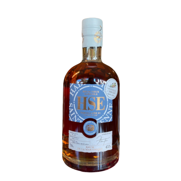 HSE - RHUM VIEUX AGRICOLE VO PARCELLAIRE N1 CANNE D'OR