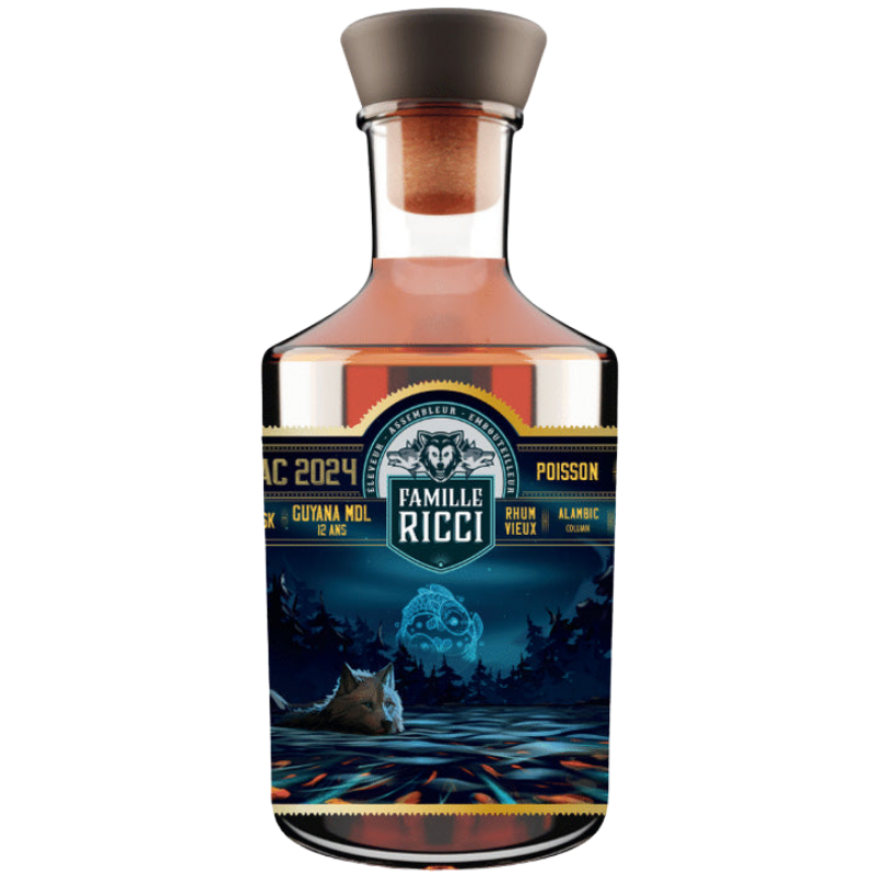 RHUM GUYANA - FAMILLE RICCI - POISSON