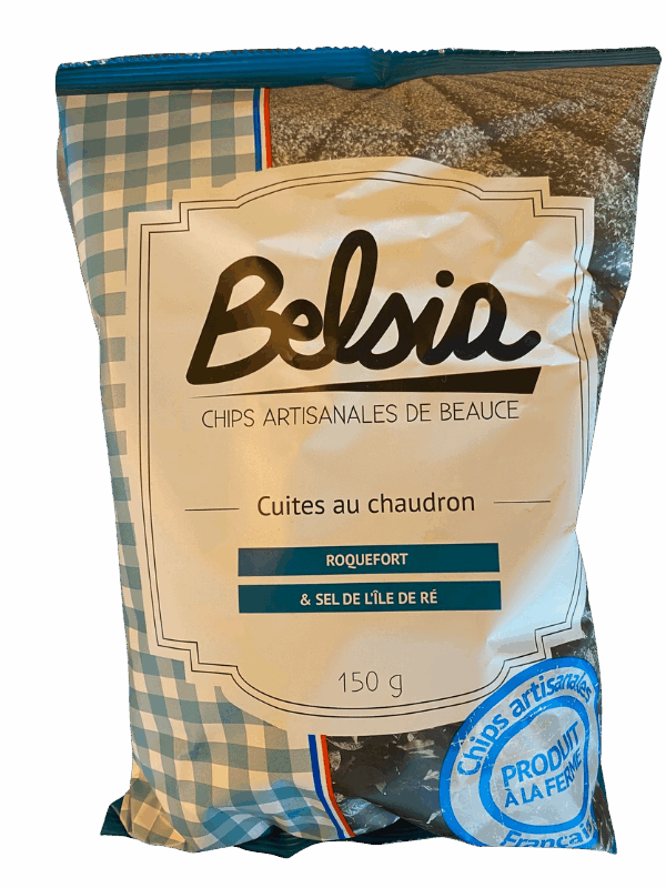 BELSIA CHIPS ROQUEFORT 150G