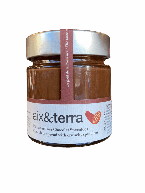 CREME DE CHOCOLAT ET CROUSTILLANT SPECULOS AIX&TERRA 225G