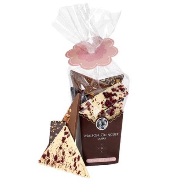 BOITASAC CHOCOLAT NOIR BLANC LAIT MAISON GUINGUET 250G