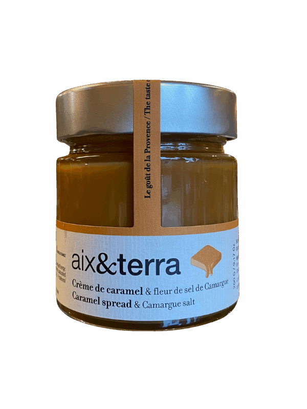 CREME CARAMEL & FLEUR DE SEL CAMARGUE 260G AIX&TERRA